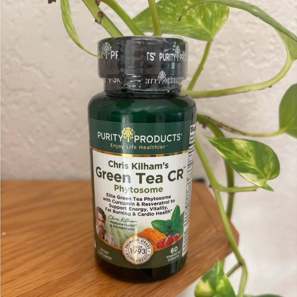 Chris Kilham's Green Tea CR Phytosome 60 Vegetarian Capsules Vitamins NEW
